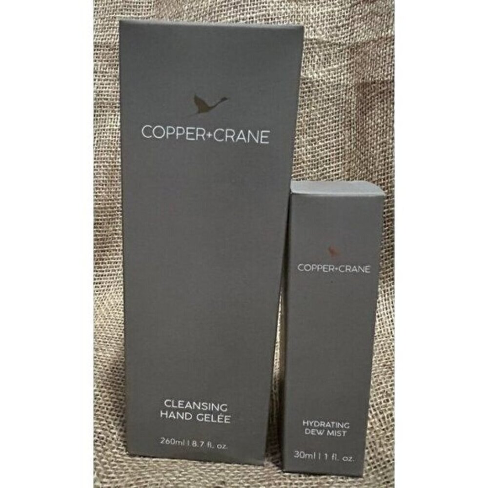 Copper+Crane New Bundle of 2 Cleansing Hand Gelee & Hydrating Dew MIst
